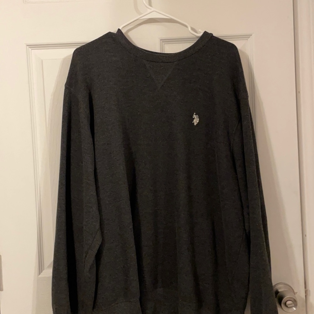 Polo pullover dark grey